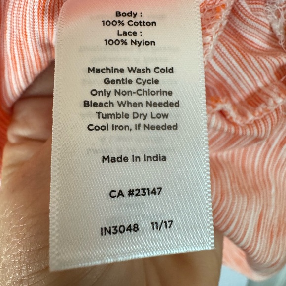 Talbots Orange Long Sleeve. Size L - Picture 8 of 8